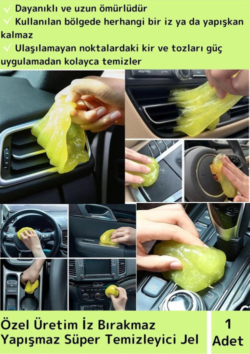 Özel Model Dayanıklı İz Bırakmaz Ele Yapışmaz Derinlemesine Temizlik Jel Hamuru