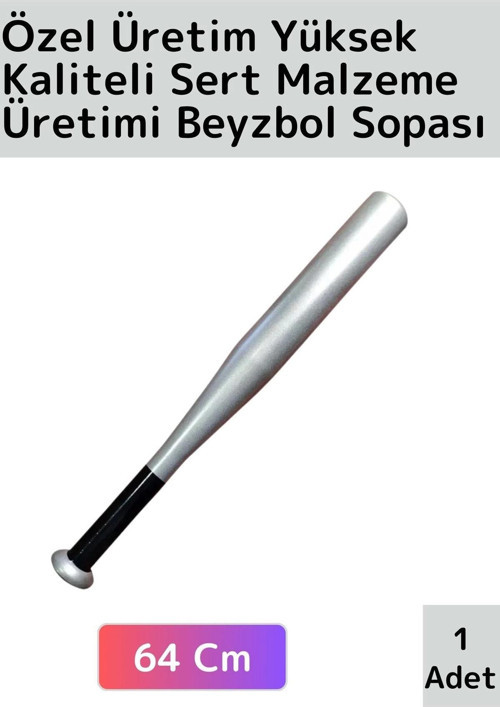 Özel Üretim Yüksek Kaliteli Kırılmaz Hassas Kavrama Kabiliyeti Metal Baseboll Beyzbol Sopası 64 Cm