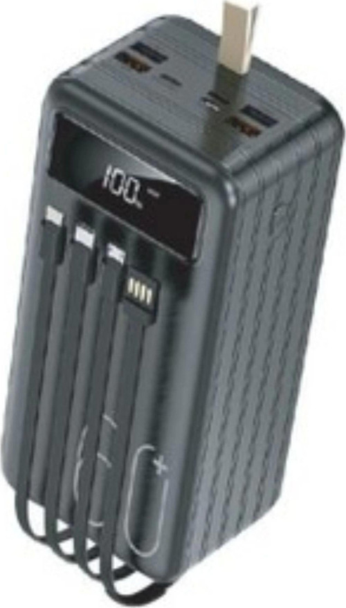 Premium 50.000 mAh Power Bank Siyah&Beyaz (4 Çıkışlı) Power Bank