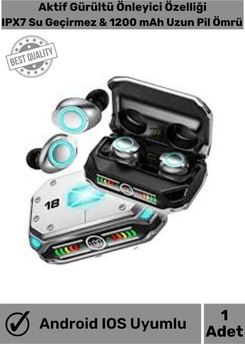 General Mobile Serisi M41 Gürültü Önleyici Rgb Yüksek Bass Stereo Bluetooth V5.3 Kulaklık