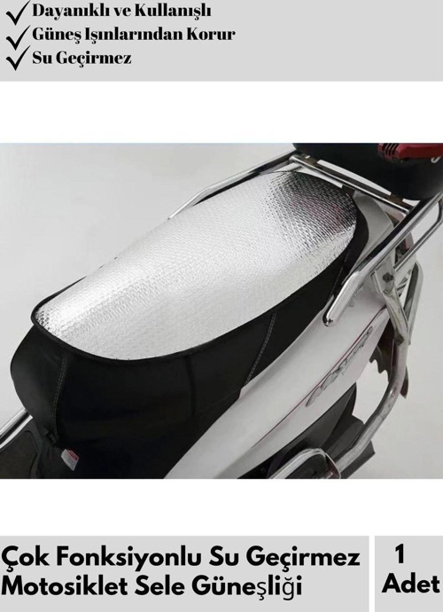 Özel Seri Su Geçirmez Kolay Kullanım Dayanıklı Uzun Ömürlü Motosiklet Sele Güneşliği 60*35 Cm