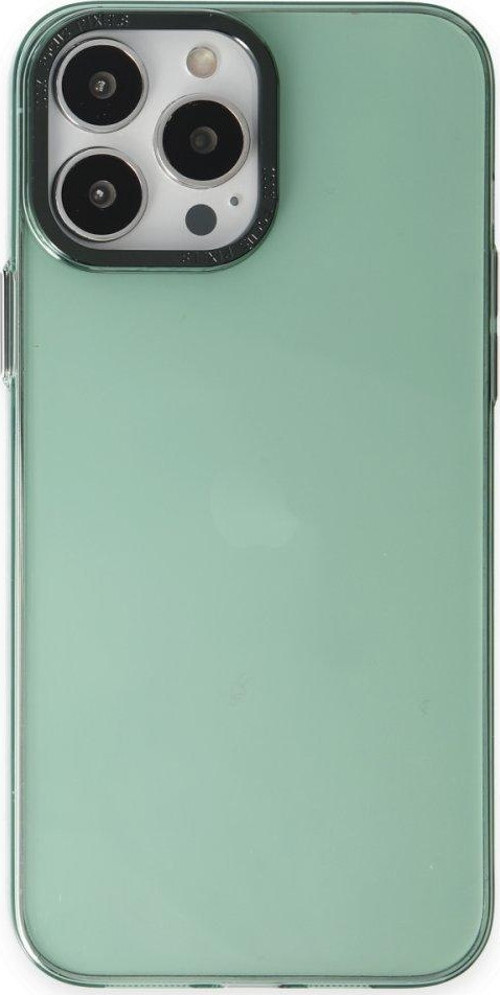 Apple iPhone 13 Pro Max Kılıf Metal Lens Köşesi ve Tuşları ile Darbelere Daha Dayanıklı Anka Kapak