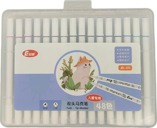48 Adet Slim Marker Kalem Seti