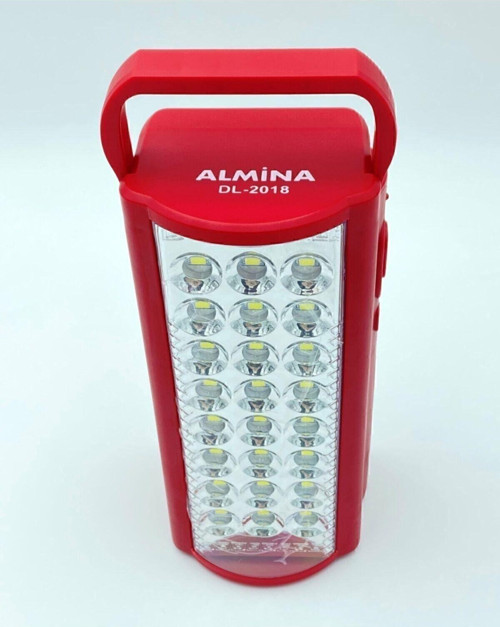 24 Büyük Ledli Kırmızı 80 Saat Yanan Led Işıldak