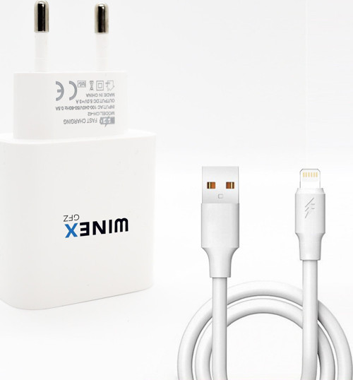 UsbA to Lightning 18W Quick Charger 3.0 Ultra Hızlı Kablolu Ev Tipi Şarj Aleti