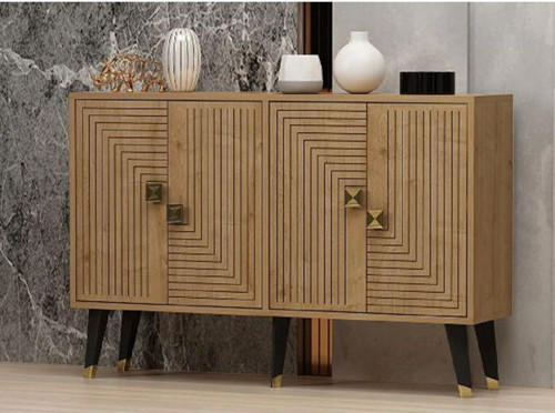 Mire Konsol Tv Sehpası Tv Ünitesi Modern Tasarım-Meşe