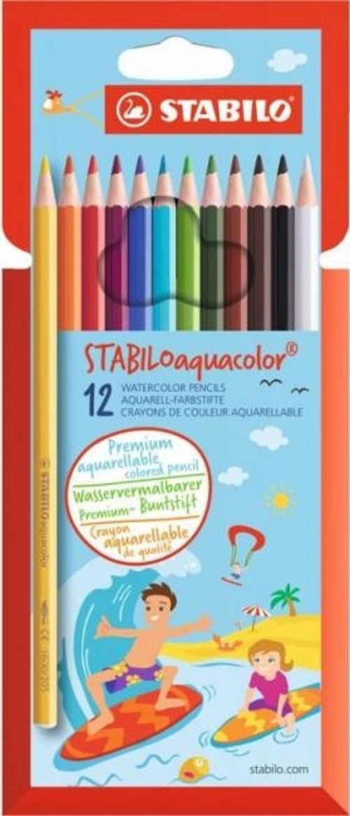 Stabilo Kuru Boya Aquacolor 12 Renk 1612-6