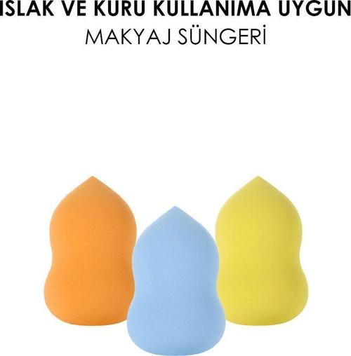 Orta Boy Tekli Armut Makyaj Süngeri