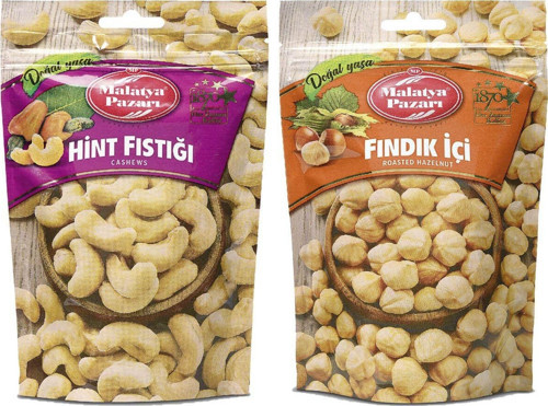 Kaju 115 Gram & Kavrulmuş Fındık Içi 180 Gram