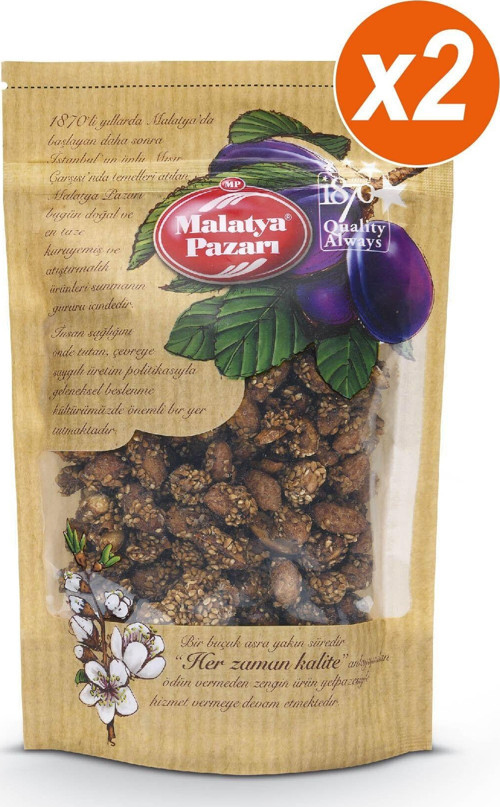 Yer Fıstık Kendy Susamlı Kilitli Paket 2X250 Gr