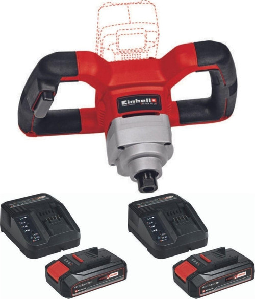 Te-Mx 18 Li 2X2.5Ah Akülü Karıştırıcı Boya Harç Mikseri