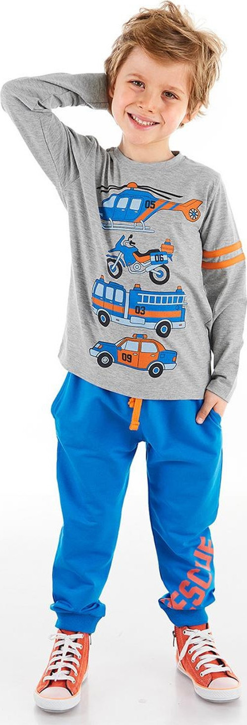Rescue Team Erkek Çocuk Kışlık T-shirt Pantolon Takım
