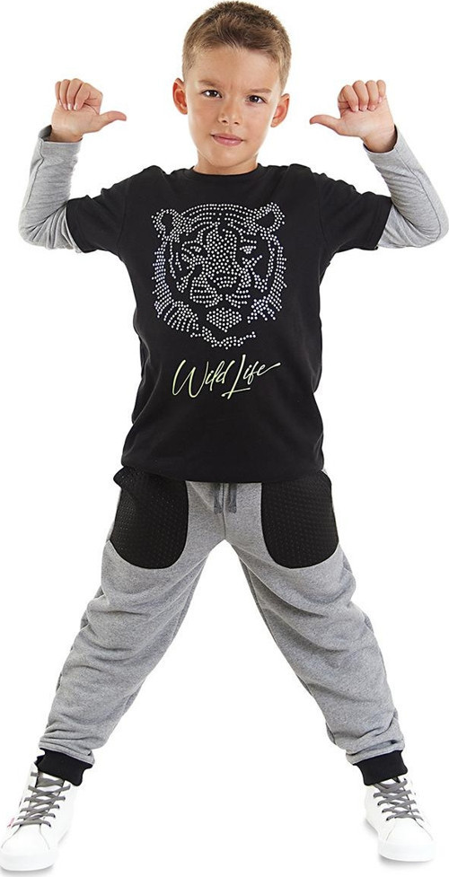 Wild Life Erkek Çocuk T-shirt Pantolon Takım