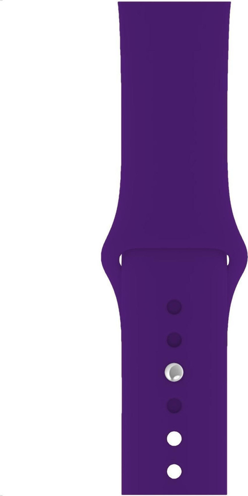Apple Watch Uyumlu 38 MM Renkli Kordon - Mor