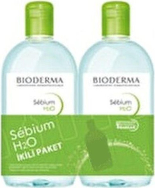 Sebium H2O Yüz ve Makyaj Temizleme Suyu 500 ml İkili Paket