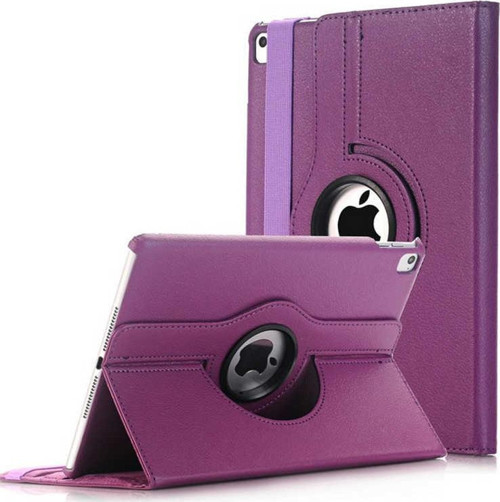Apple iPad Mini 1 Dönebilen Stantlı Tablet Kılıfı - Mor