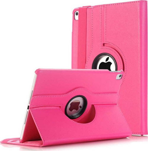 Apple iPad Mini 1 Dönebilen Stantlı Tablet Kılıfı - Pembe