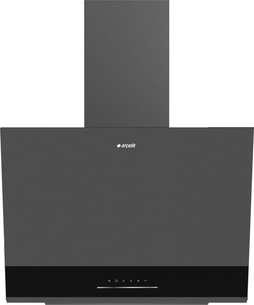 ADE 606-2 D Dark Inox Duvar Tipi Davlumbaz