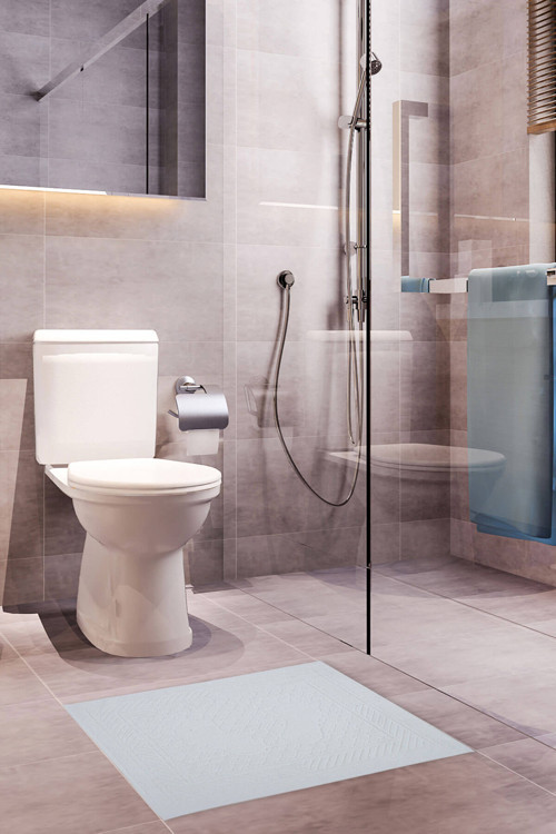 Ayak İzli Banyo Havlusu % 100 Pamuk Yumuşak Ayak Havlusu 50x70 Cm