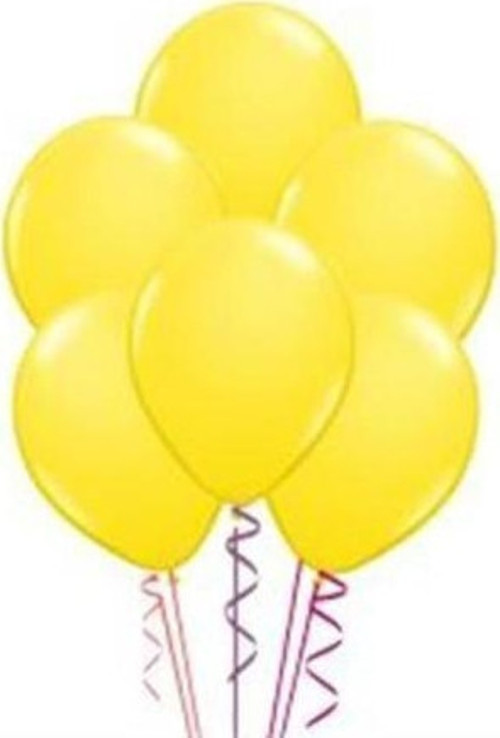 Balon Tek Renk Sarı 100 Lü