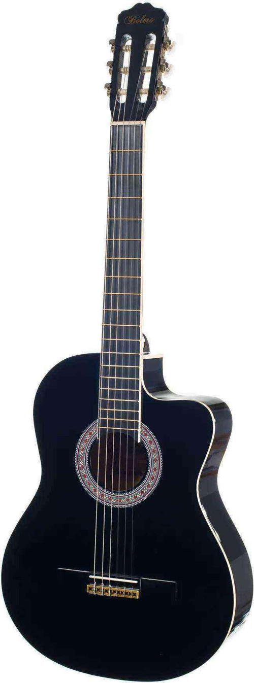 CB-1 BK CW Kesik Kasa Klasik Gitar- Siyah