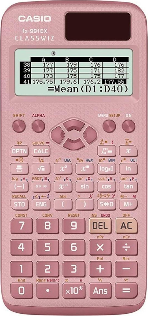 FX-991EX-PK Pembe Bilimsel Fonksiyonlu Hesap Makinesi