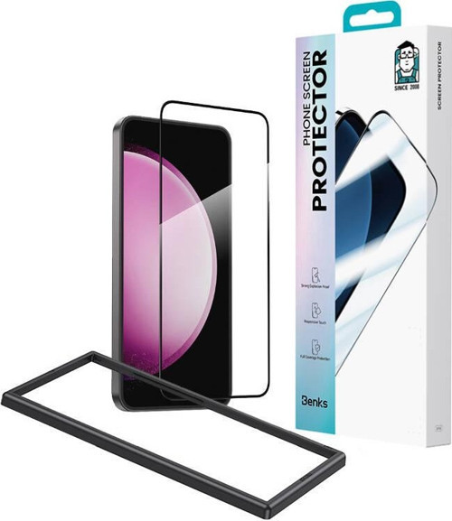 Galaxy S24 Benks Ultra Shield 0.3mm Ekran Koruyucu + Kolay Uygulama Aparatlı
