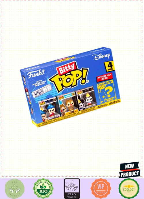 Bitty Pop Disneyyy Sorcerer Mickey 4'Lü Paket 1 Gram Kız Erkek Çocuk Oyuncakları Eğitici Oyunc