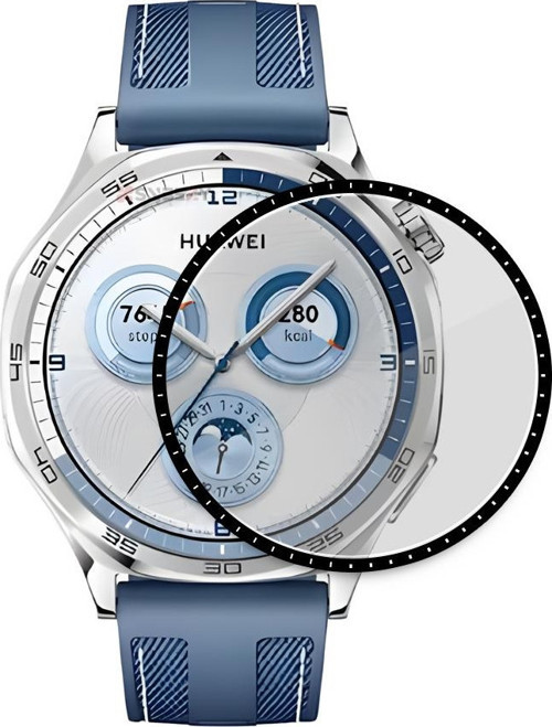Huawei GT5 46mm İle Uyumlu Polymer Temperli Nano 0.5 mm Watch Ekran Koruyucu