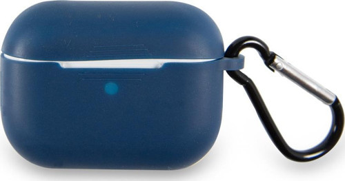 Apple AirPods Pro Renkli ve Askılı Silikon Kılıf - Lacivert