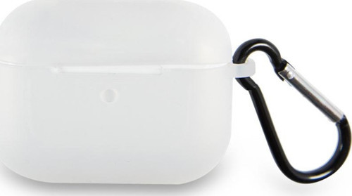 Apple AirPods Pro Renkli ve Askılı Silikon Kılıf - Şeffaf