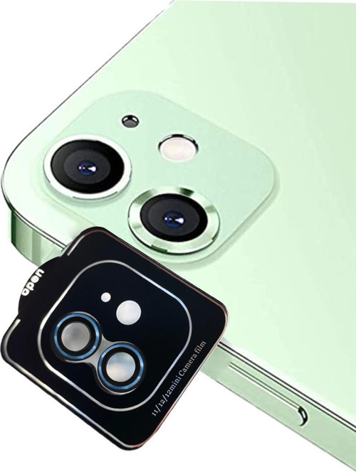 Apple iPhone 12 Mini Safir Temperli Cam Kamera Lens Koruyucu - Mavi