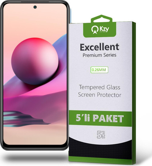 Xiaomi Redmi Note 11 SE Temperli Ekran Koruyucu Kırılmaz Cam Ekonomik 5'li Paket