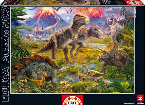 15969 Dinosaur Gathering 500 Parça Puzzle
