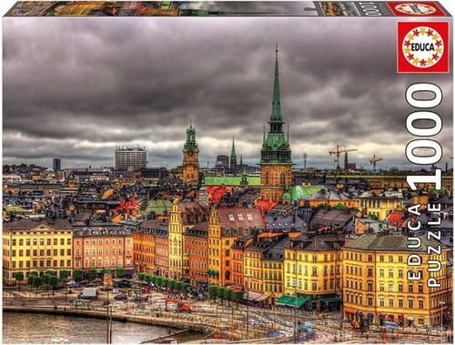 17664 Views Of Stockholm Sweden 1000 Parça Puzzle