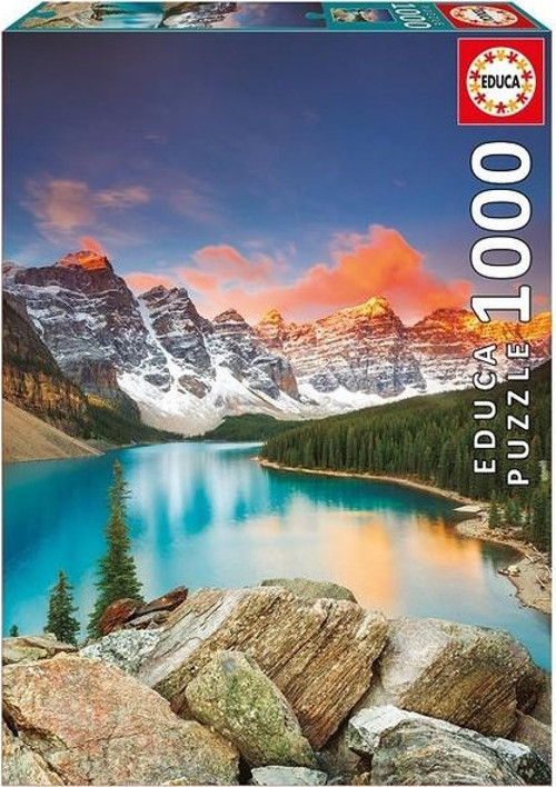 17739 Moraıne Lake Banff Natıonal Park Canada 1000 Parça Puzzle