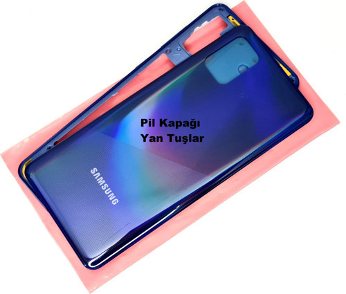 Samsung Galaxy A31 A315 Kasa Arka Pil Batarya Kapağı MAVİ