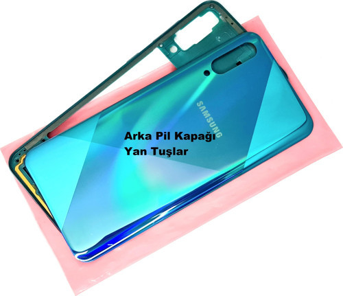 Samsung Galaxy A50S A507 kasa Arka Pil Batarya Kapağı YEŞİL
