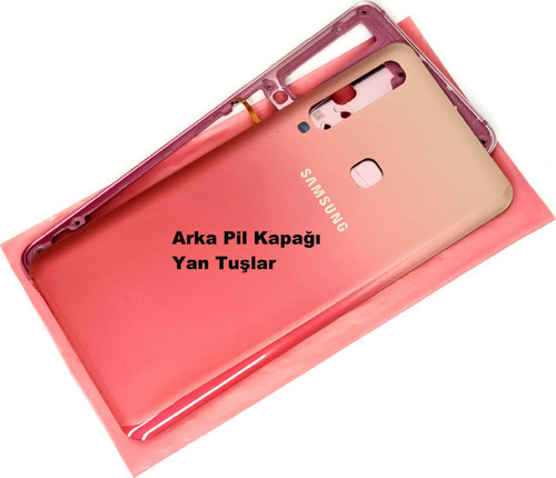 Samsung Galaxy A9 A920 2018 KASA Arka Pil Batarya Kapağı PEMBE