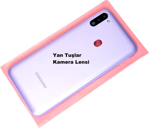 Samsung Galaxy M11 KASA Arka Pil Batarya Kapağı Mor