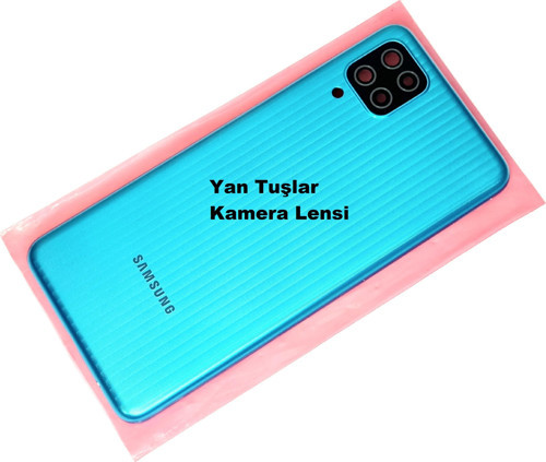 Samsung Galaxy M12 kasa Arka Pil Batarya Kapağı Yeşil