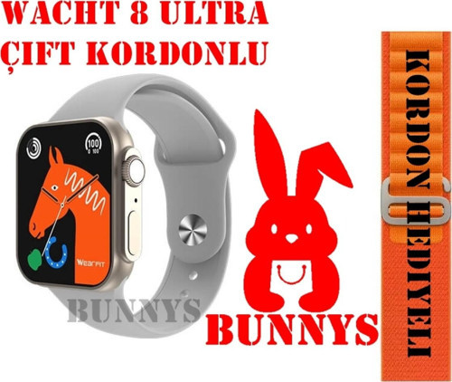 Akıllı Saat Wacht 8 Ultra Omix X300 Uyumlu KORDON HEDİYELİ Konuşma Özellikli