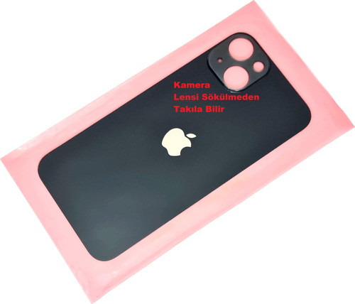 İphone 13 Arka Pil Batarya Kapağı (CAM) Siyah