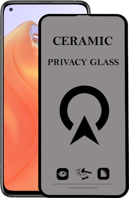 Xiaomi Mi 10T Tam Kaplayan Privacy Hayalet Temperli Ekran Koruycu Cam