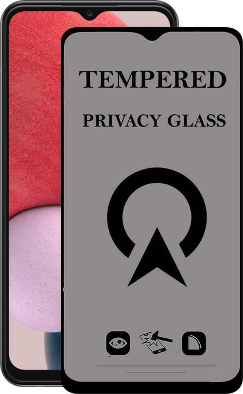 Samsung Galaxy A13 4G Tam Kaplayan Privacy Hayalet Temperli Ekran Koruycu Cam