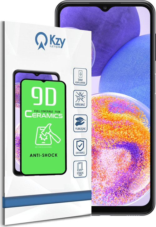 Samsung Galaxy A23 Tam Kaplayan Seramik Nano Esnek Ekran Koruyucu Cam
