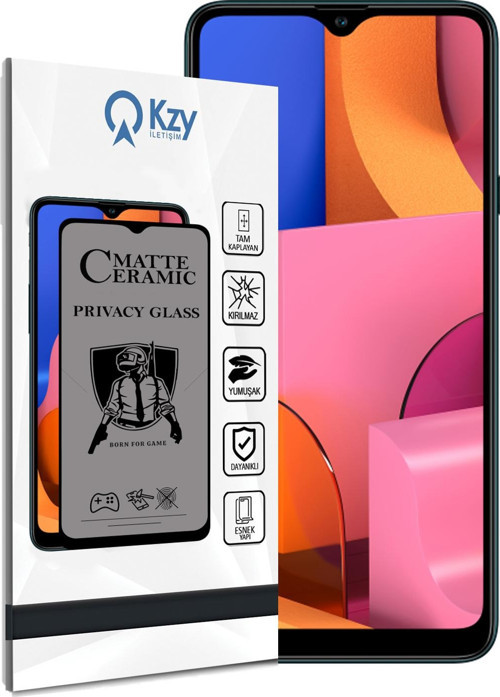 Samsung Galaxy A20s Tam Kaplayan Mat Seramik Nano Esnek Hayalet Ekran Koruyucu