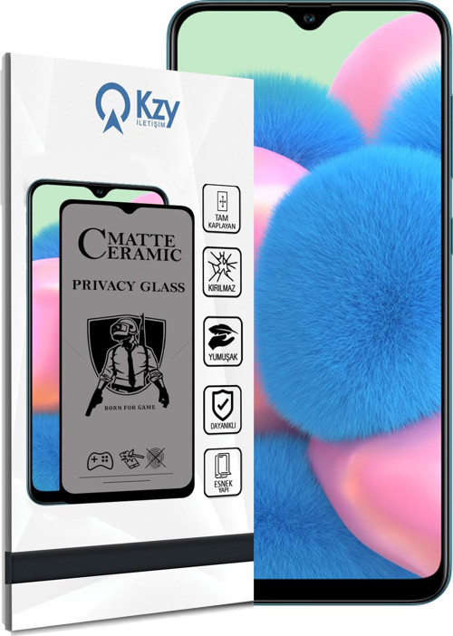 Samsung Galaxy A30s Tam Kaplayan Mat Seramik Nano Esnek Hayalet Ekran Koruyucu
