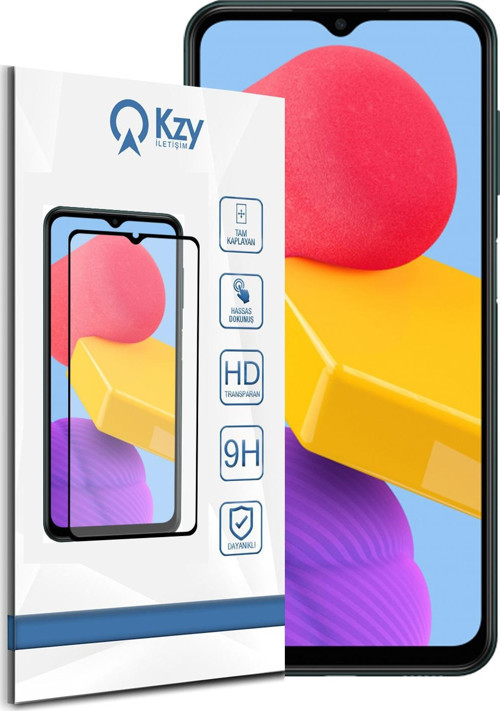 Samsung Galaxy M13 Tam Kaplayan Temperli Ekran Koruyucu Cam