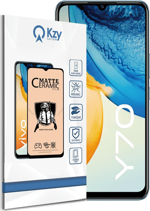 Vivo Y70 Tam Kaplayan Mat Seramik Nano Esnek Ekran Koruyucu Cam